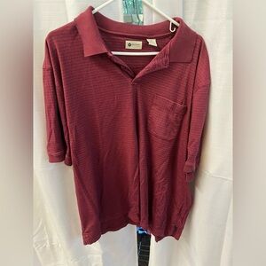 Haggar XXL Maroon Shirt